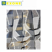 cnc cutting perforated aluminium composite panel for decoration